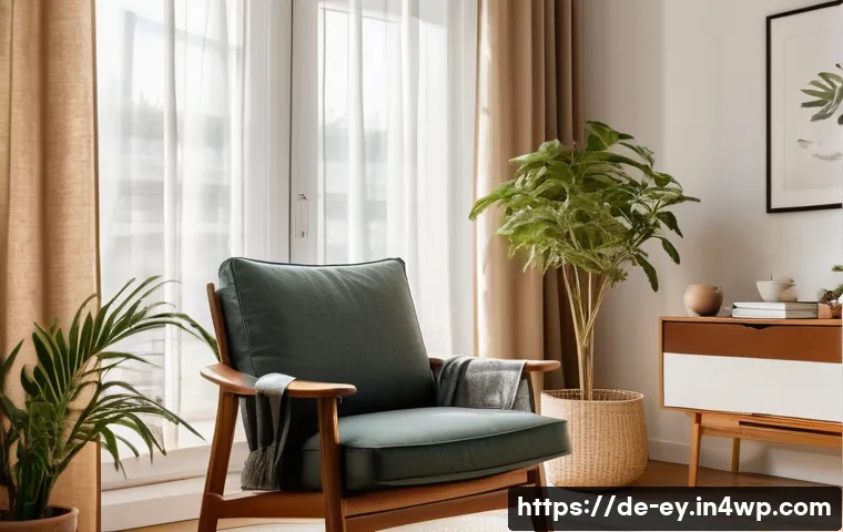 용서의 심리적 장애물 극복 방법 - A serene, sunlit therapy room in a modern German apartment, featuring a cozy armchair and a small wo...